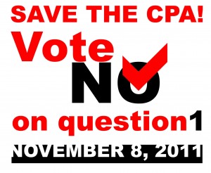 CPA supporter sign